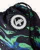 image 2 of Hype Printed Drawstring Bag in Multi Blue