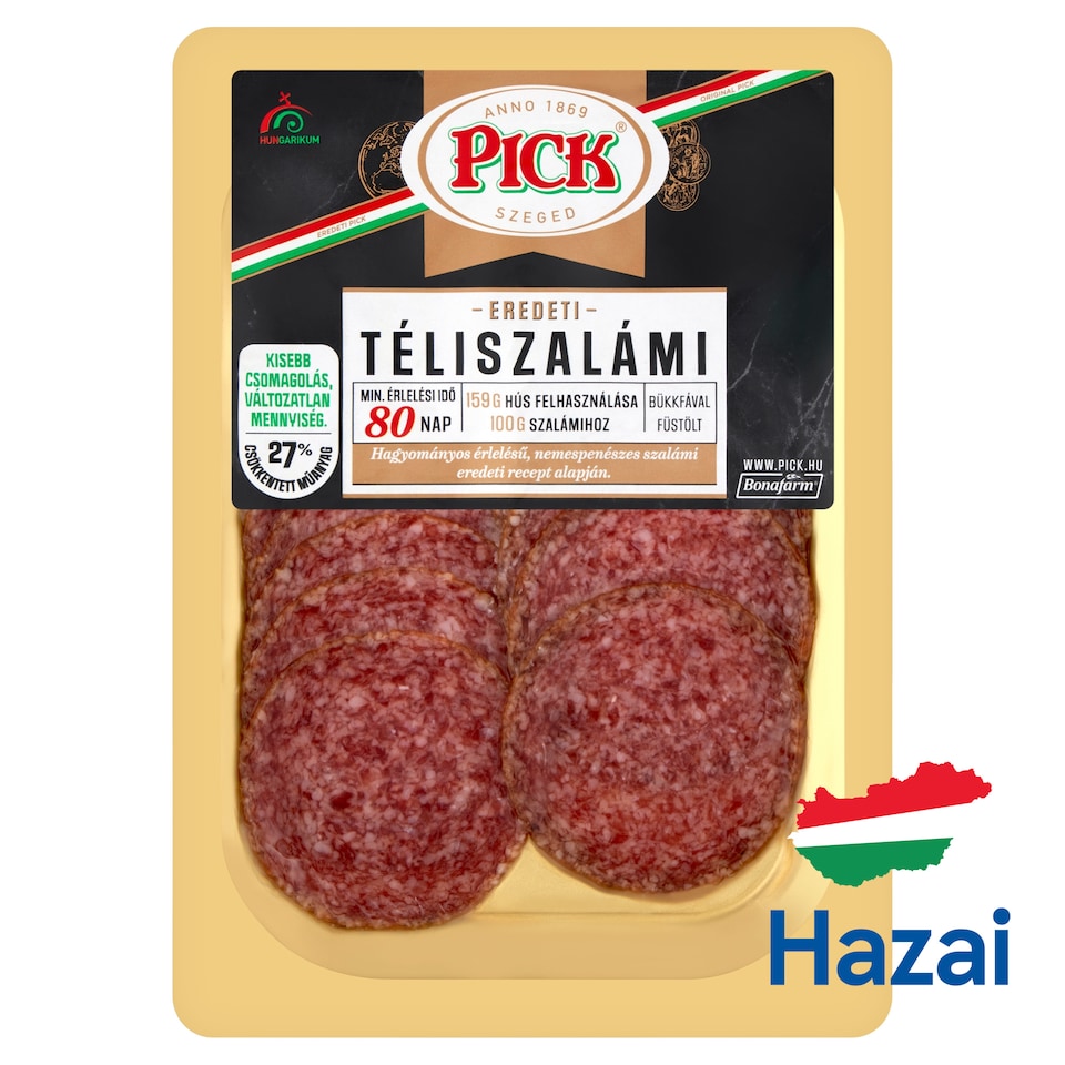 PICK szeletelt eredeti téliszalámi 70 g  1. kép