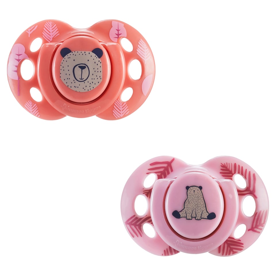 image 1 of Tommee Tippee Fun Soother, 6-18m, Pack of 2