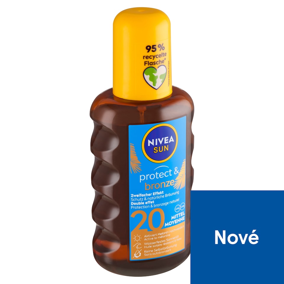 Nivea Sun Protect & Bronze Oil Spray Supporting Natural Tan SPF 20 200ml