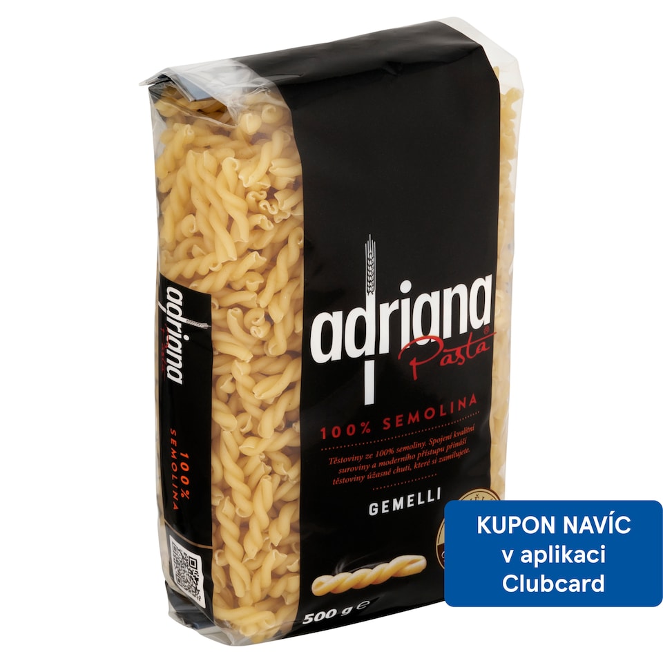 Adriana Gemelli těstoviny semolinové sušené 500g