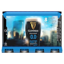 Guinness Draught 0.0 Alcohol Free Stout 8 X 500Ml