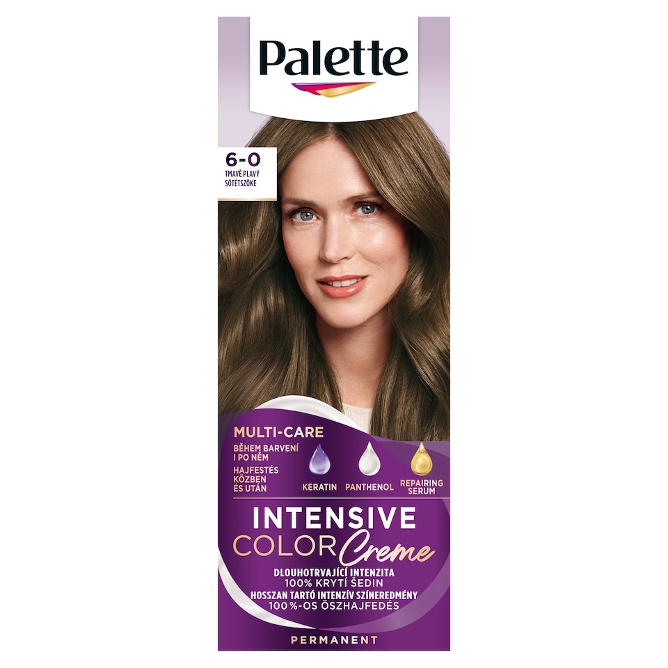 Palette Intensive Color Creme hajfesték 6-0 (N5) Sötétszőke  1. kép