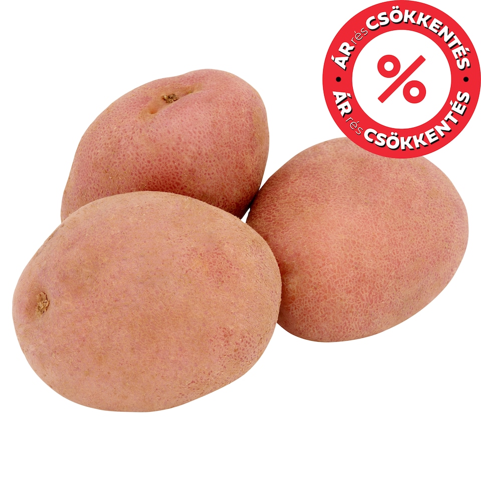 Piros burgonya lédig