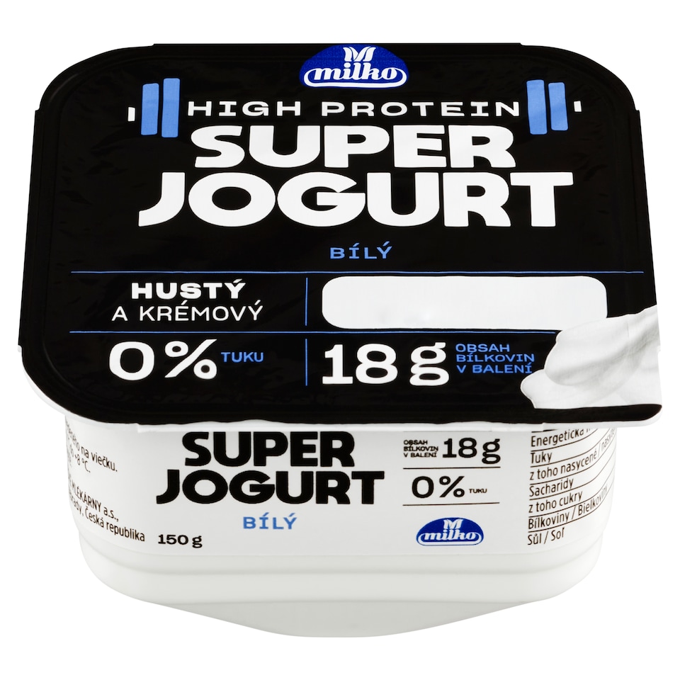 image 1 of Milko High Protein Super Yogurt White 150g