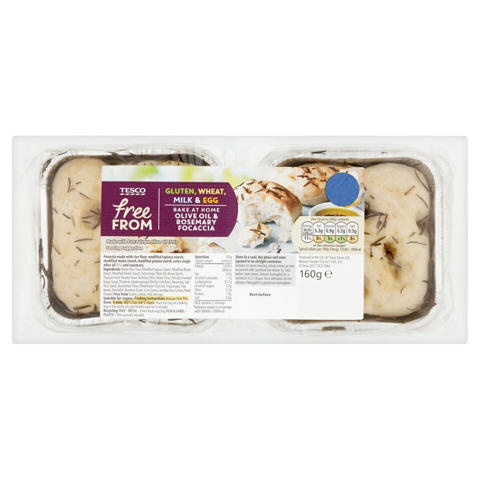 T. F/From Olive Oil & Rosemary Foccacia 160g