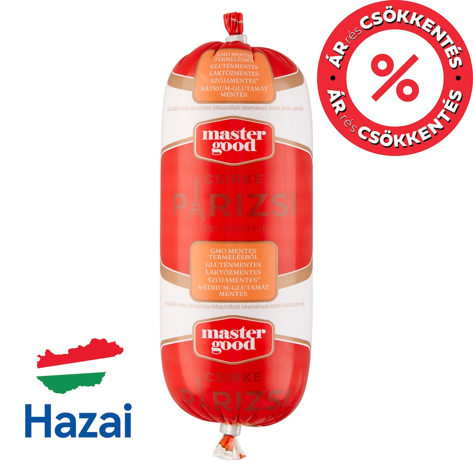 Master Good füst ízesítésű csirke párizsi 400 g  1. kép