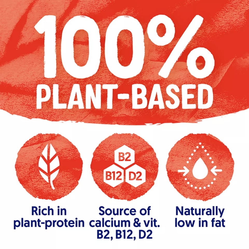 image 1 of Alpro Strawberry Dairy Free Soya Yoghurt Alternative 500g