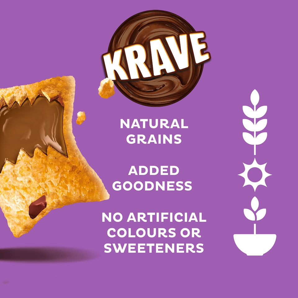 image 1 of Kellogg's Krave Milk Chocolate Cereal 410G