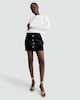 image 2 of F&F Knitted Satin Bow Back Jumper in Cream