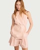 image 1 of F&F Lyocell Blend Belted Co-ord Waistcoat in Pink