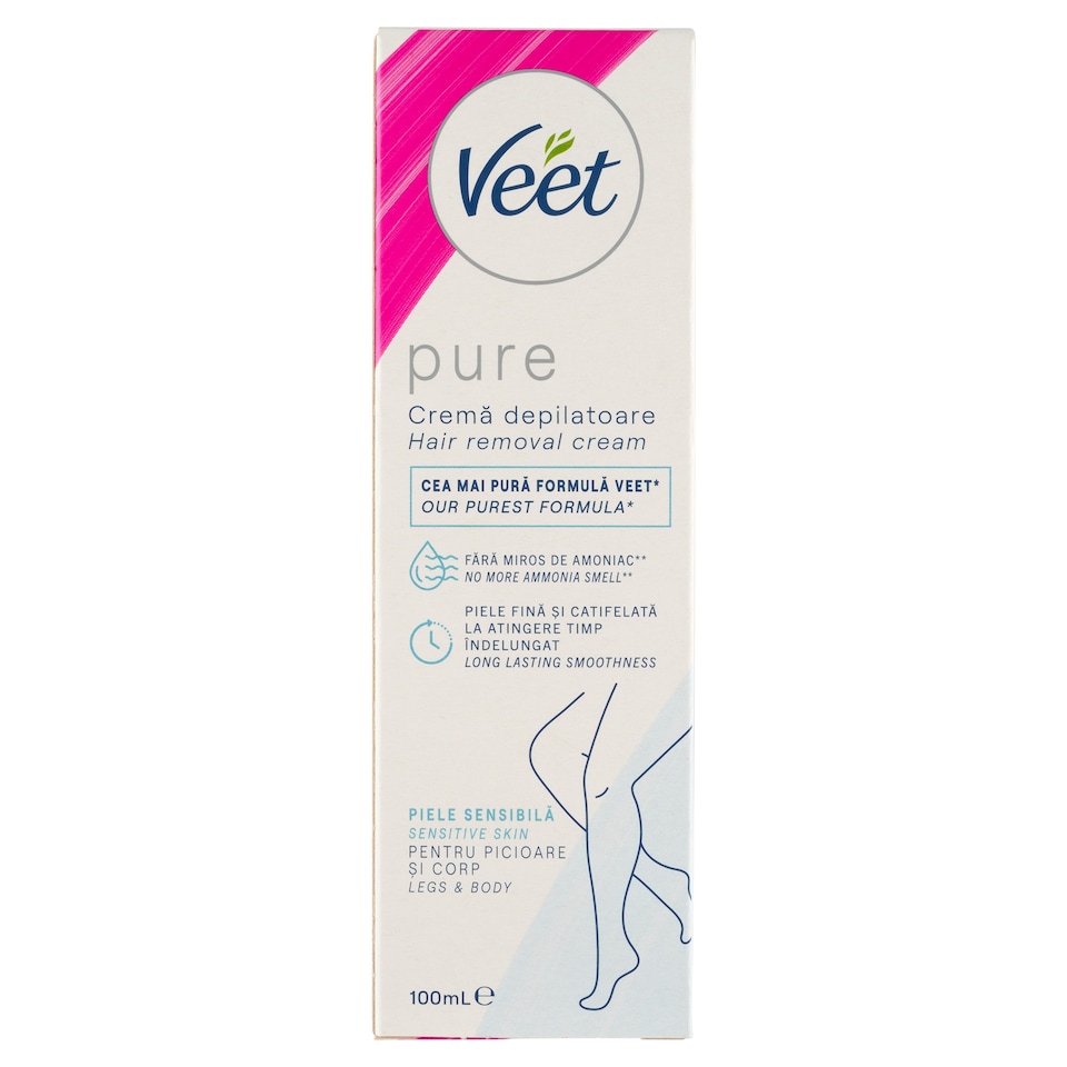 Veet Pure szőrtelenítő krém érzékeny bőrre 100 ml  1. kép
