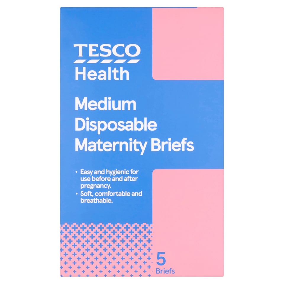 Tesco Medium Maternity Brief 5 Pack