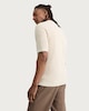 image 3 of The F&F Edit Pure Cotton Textured Knitted Polo Shirt in Neutral