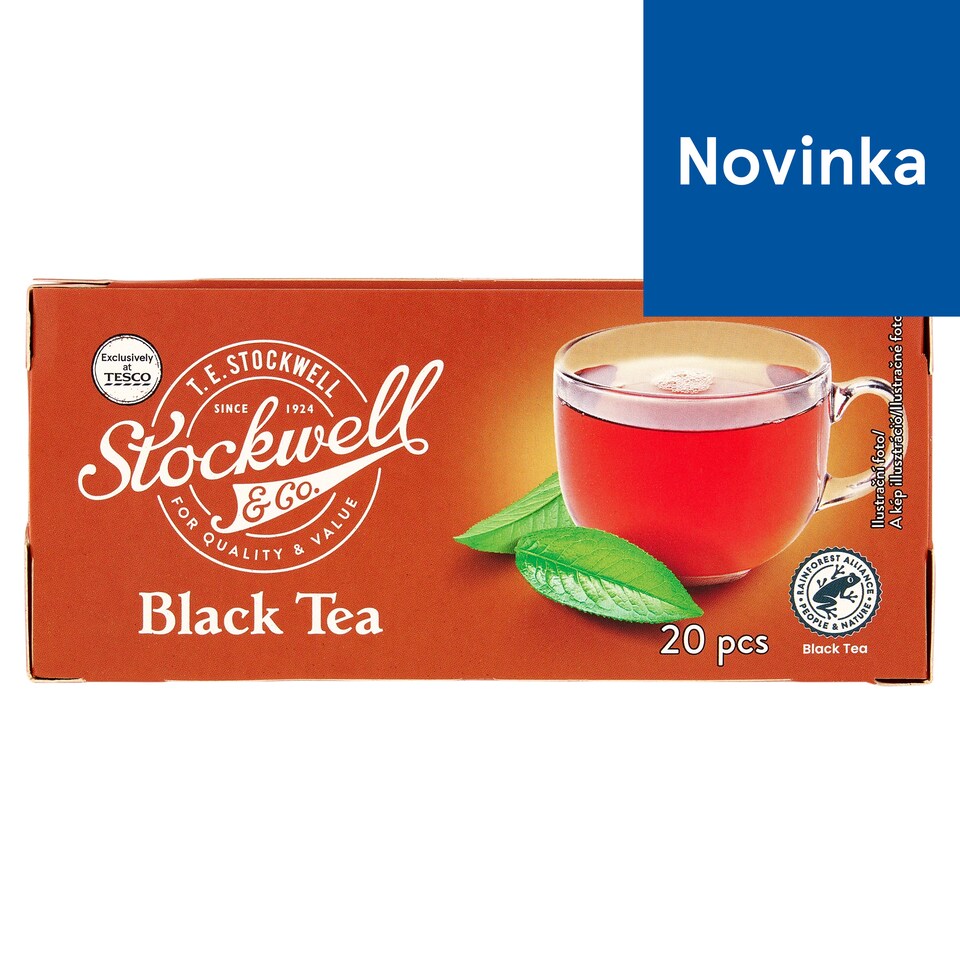 Stockwell & Co. Čierny čaj 20 x 1,5 g (30 g)