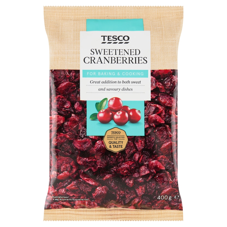 Tesco Sweetened Cranberries 400g