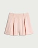 image 4 of F&F Lyocell Rich Pleated Co-ord Shorts in Pink