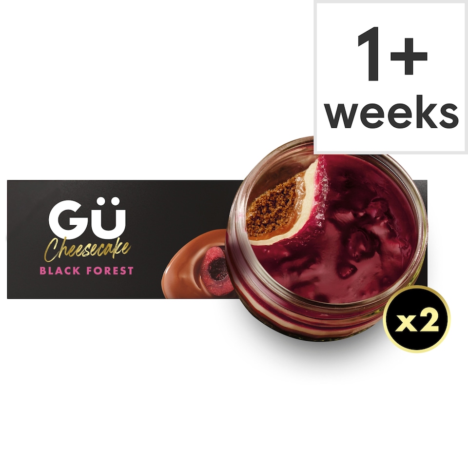 image 1 of Gu Cheesecake - Black Forest 2 x 88g