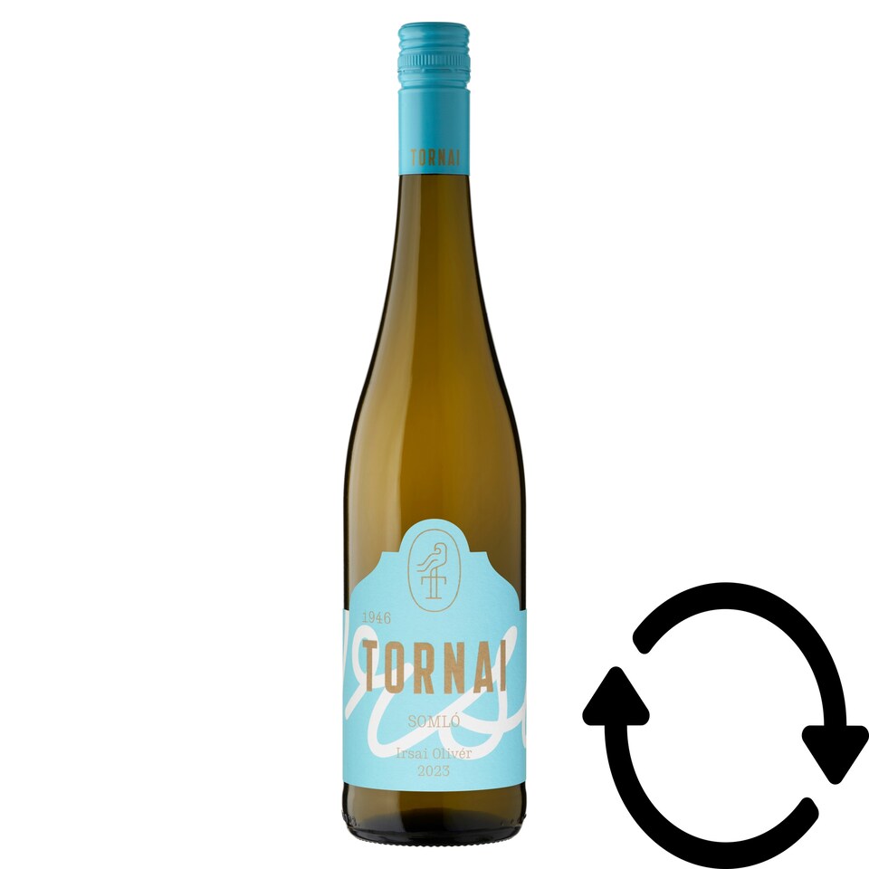Tornai Somló Irsai Olivér száraz fehérbor 11,5% 750 ml 1. kép
