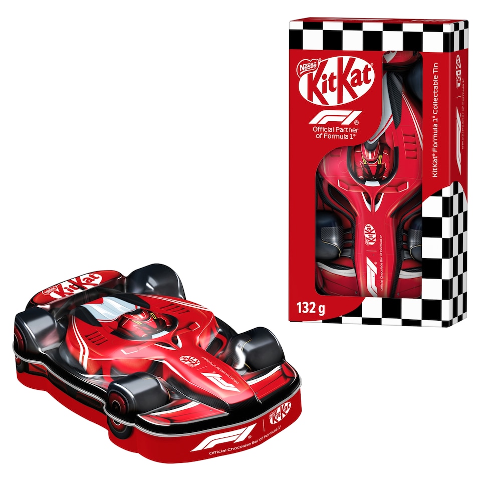 image 1 of KitKat F1 Chocolate Tin 132g