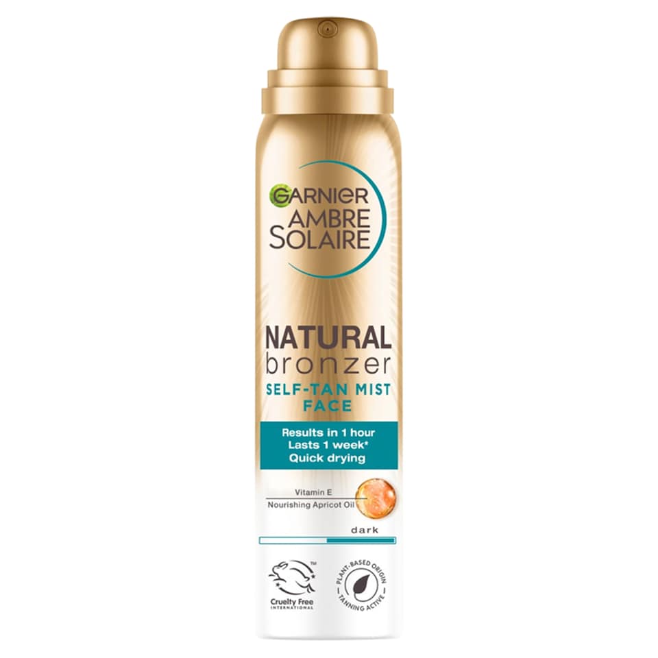image 1 of Garnier Ambre Solaire No Streaks Bronzer Self-Tanning Face Mist 75Ml