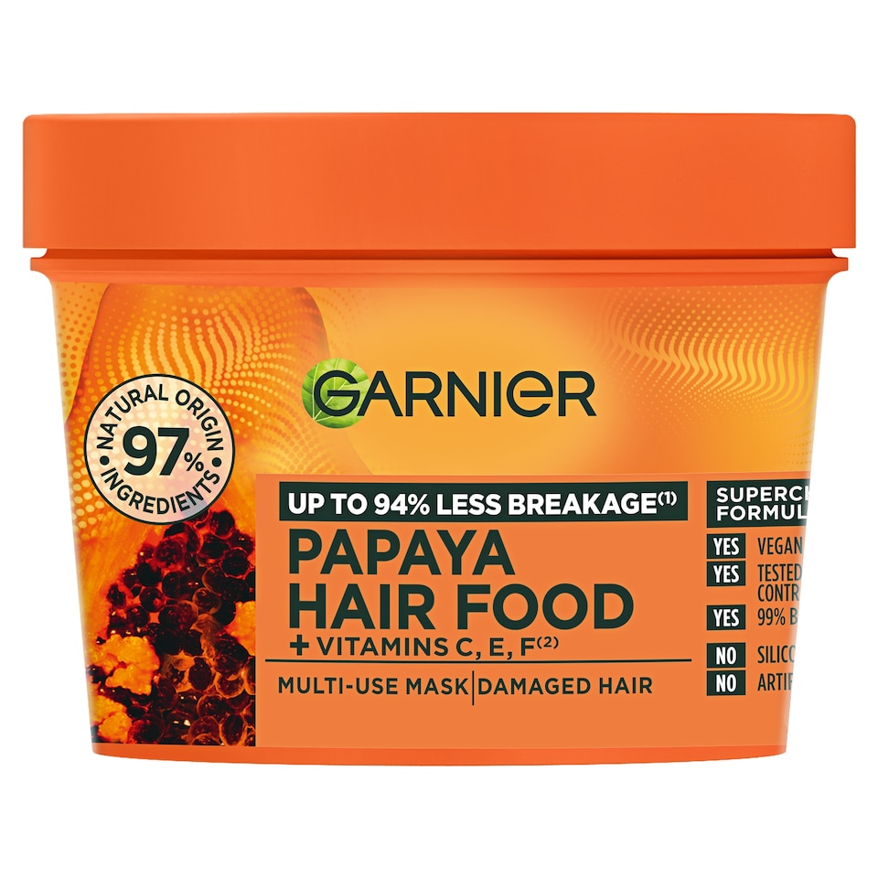image 1 of Garnier Ultimate Blends Hair Food Papaya 3in1 Mask 400ml