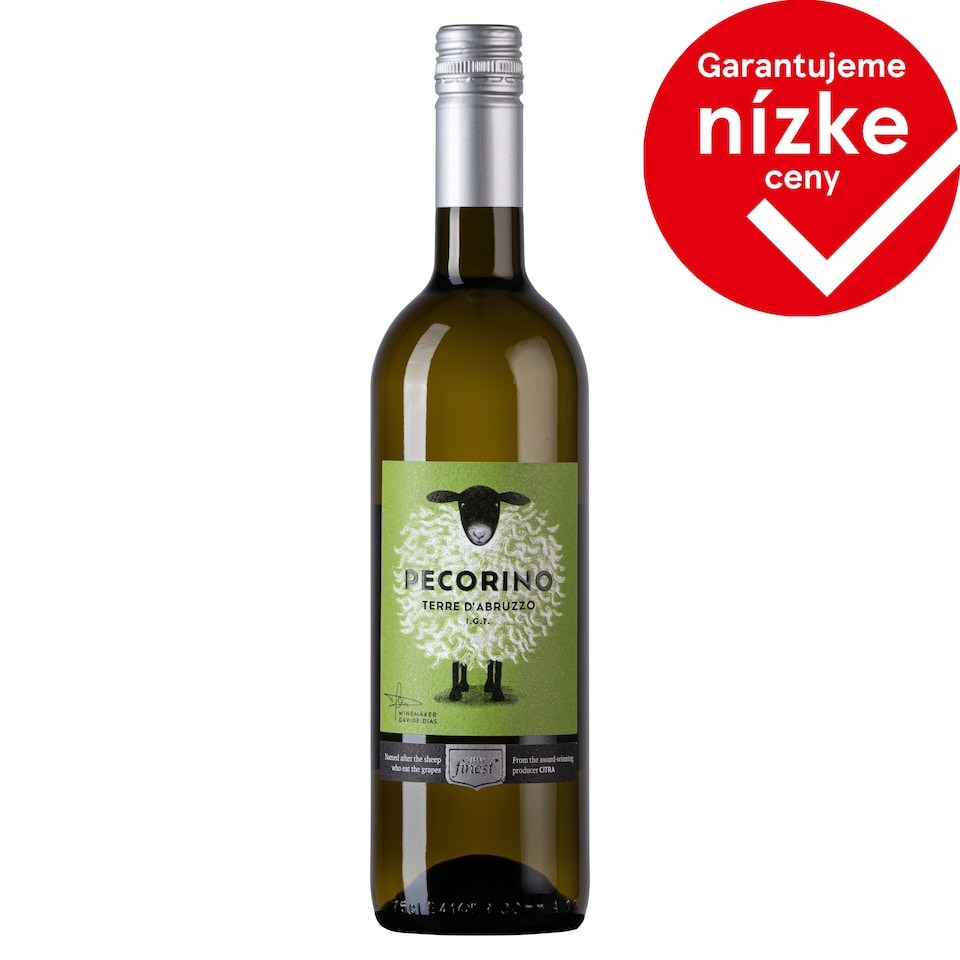 Tesco Finest Pecorino Terre d'Abruzzo biele víno 750 ml