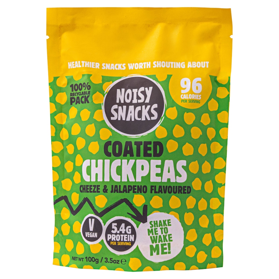 Noisy Snacks Coated Chickpeas Cheeze & Jalapeno Flavoured 100g