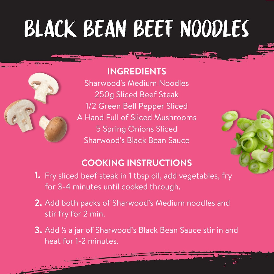 image 1 of Sharwoods Ready To Wok Medium Noodles 300g