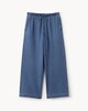 image 4 of F&F Drawstring Wide Leg Jeans in Navy