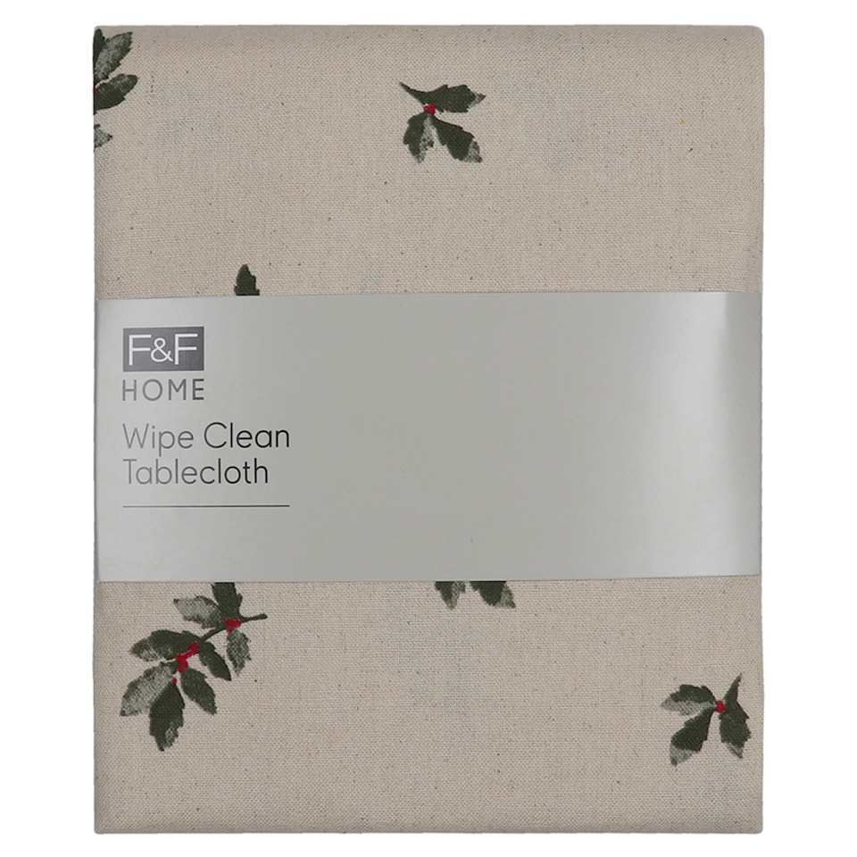 F&F home Foliage wipe clean tablecloth