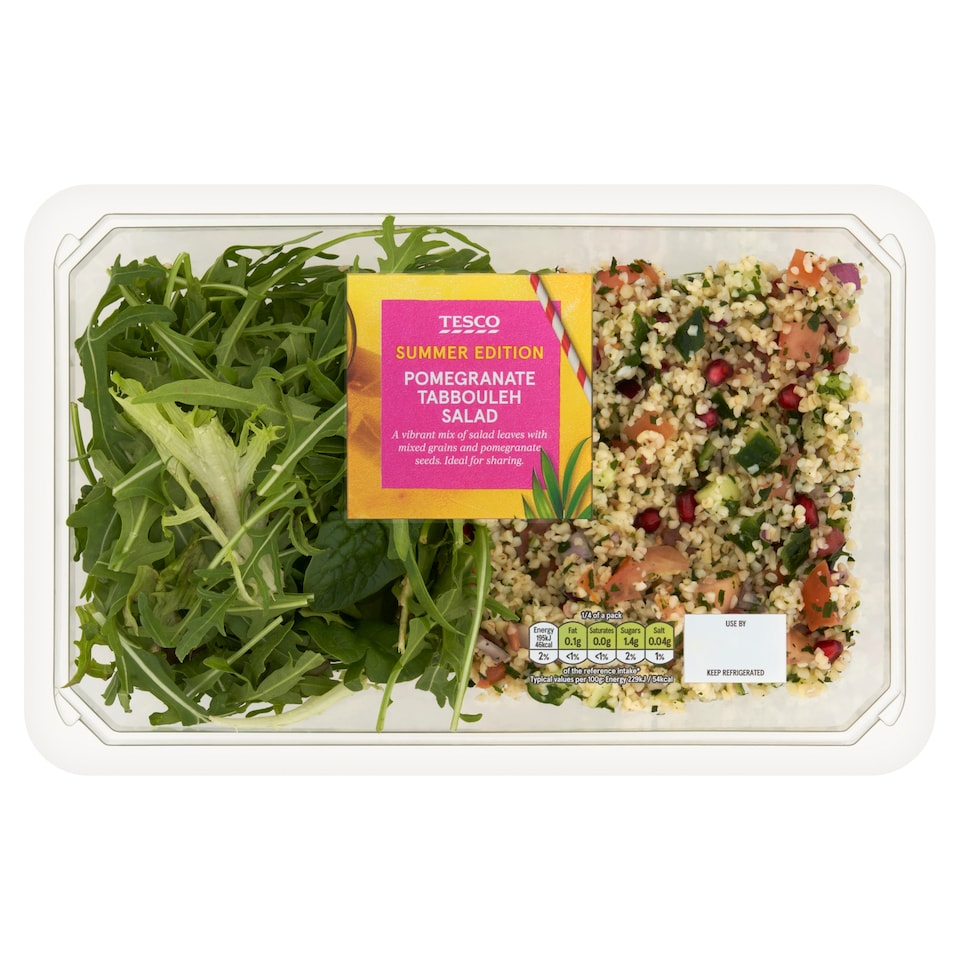 Tesco Pomegranate Tabbouleh Salad 340g