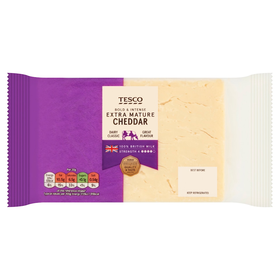 Tesco Extra Mature Cheddar 700G