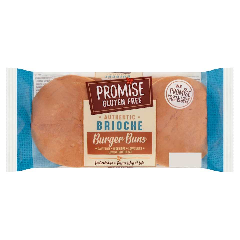 Promise Gluten Free Brioche Burger Buns 4 Pack 260G