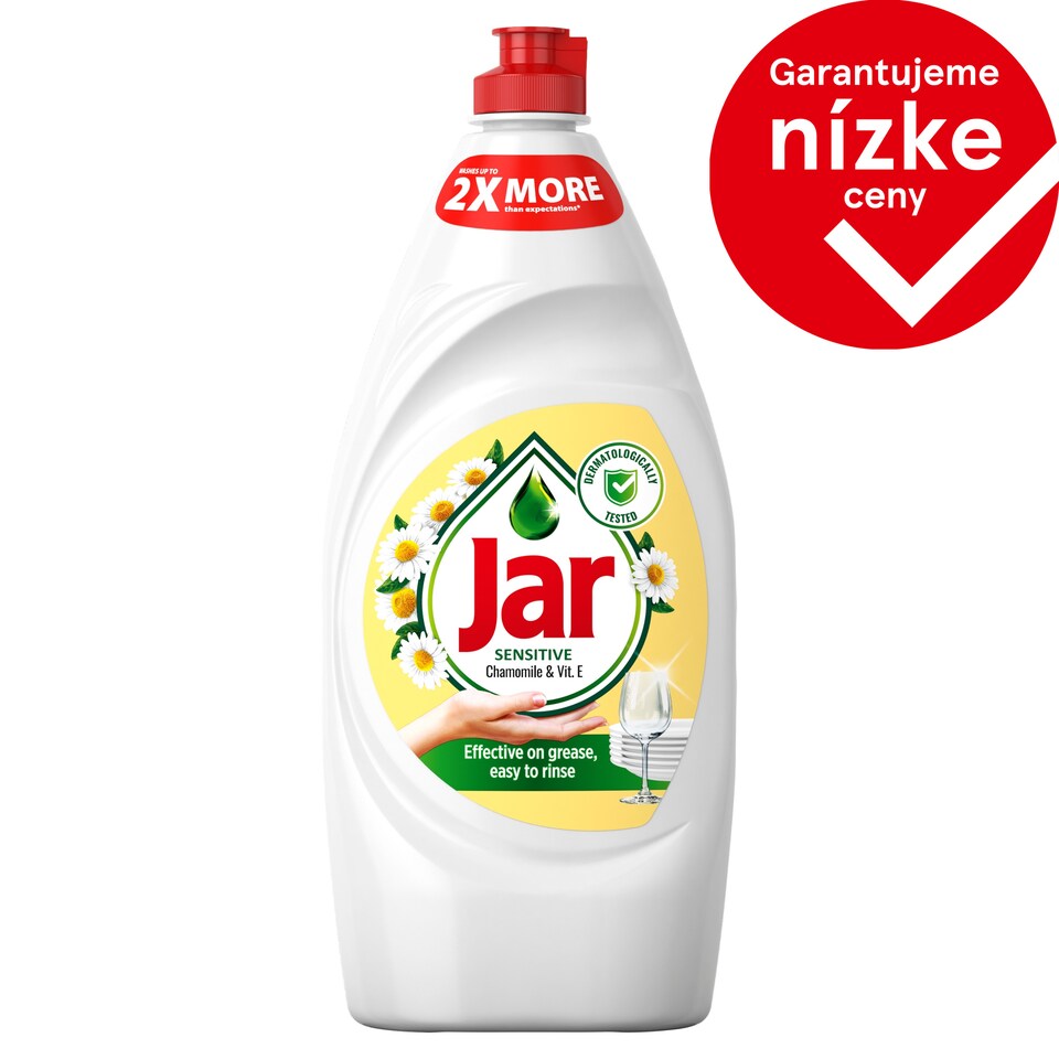 image 1 of Jar Sensitive Washing Up Liquid Chamomile & Vitamin E Mild on Hands 900 ML