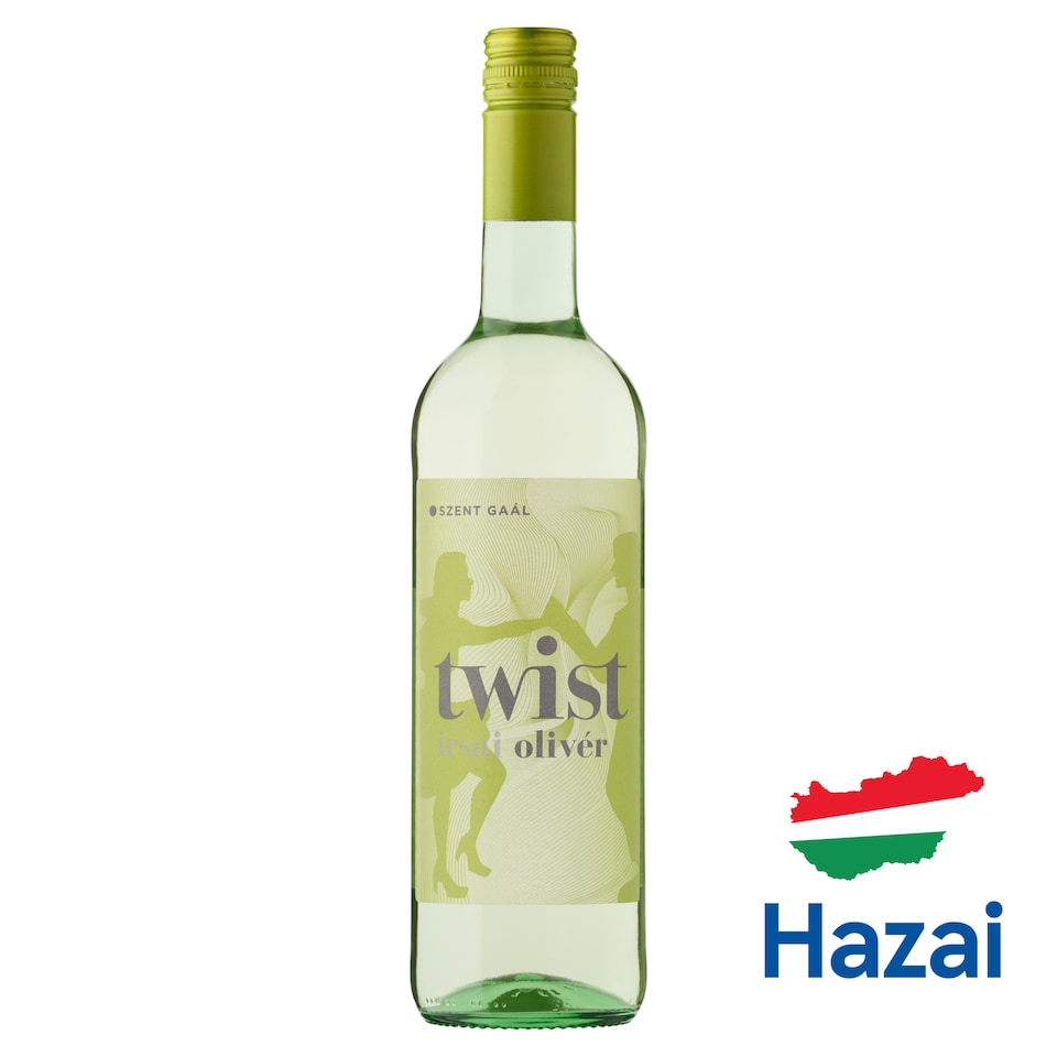 Szent Gaál Twist Irsai Olivér száraz fehérbor 11% 750 ml  1. kép