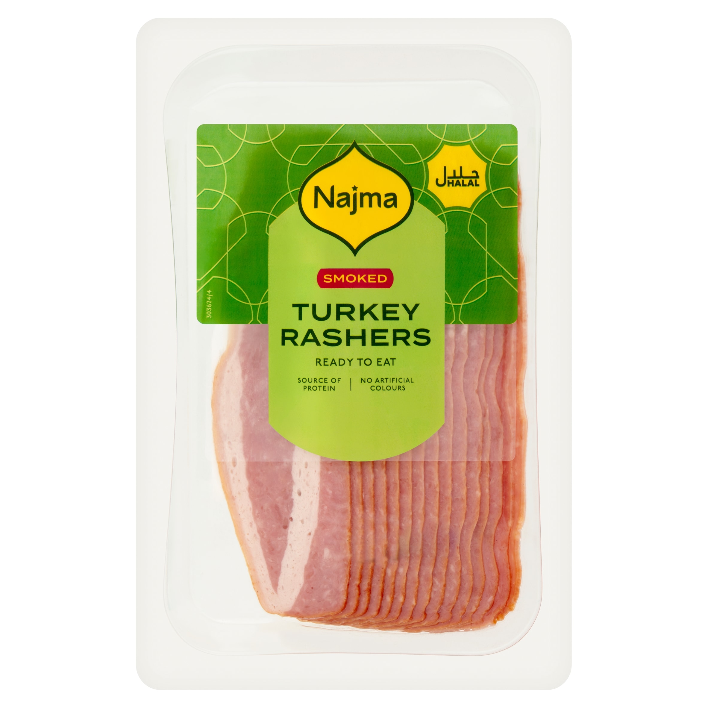 Najma Smoked Turkey Rasher Slice 150G