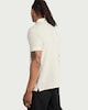 image 3 of F&F Cotton Rich Textured Polo Shirt in Ecru