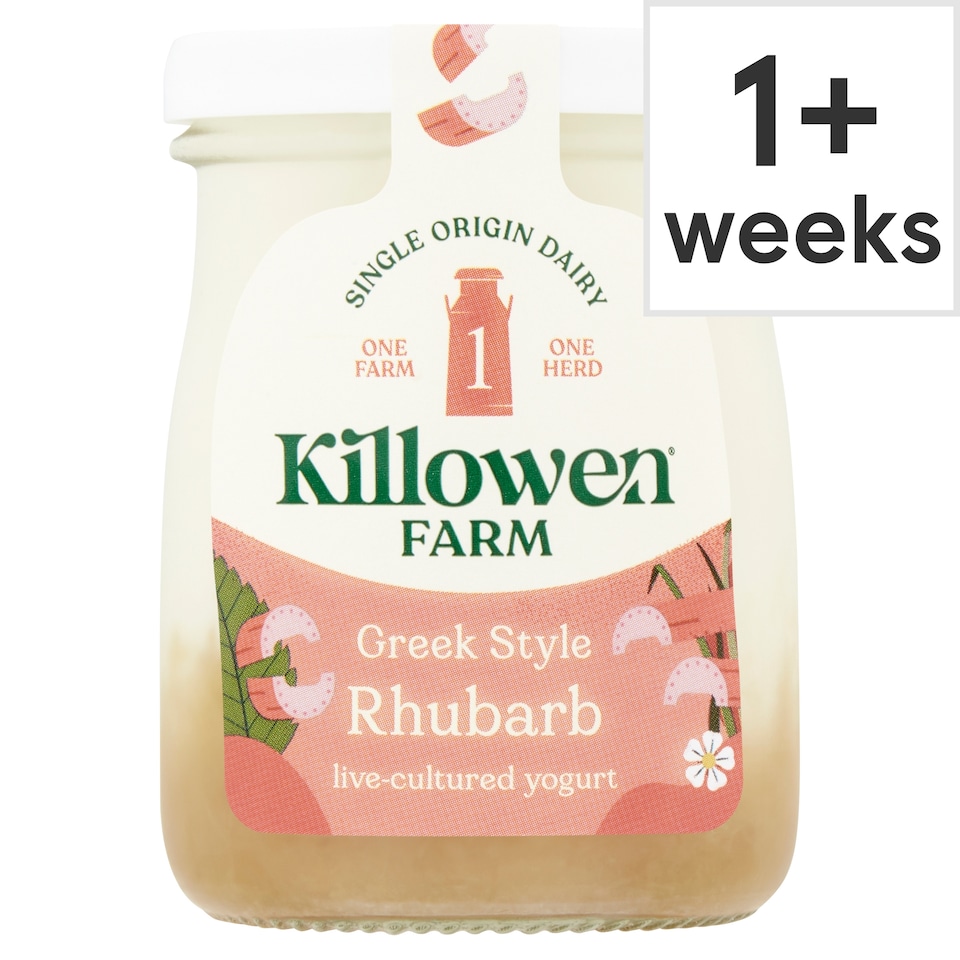 Killowen F Yoghurt Wexford Rhubarb Creamy Handmade 140G