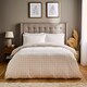 image 1 of Silentnight Love Sleep Neutral Grid Duvet Set Double
