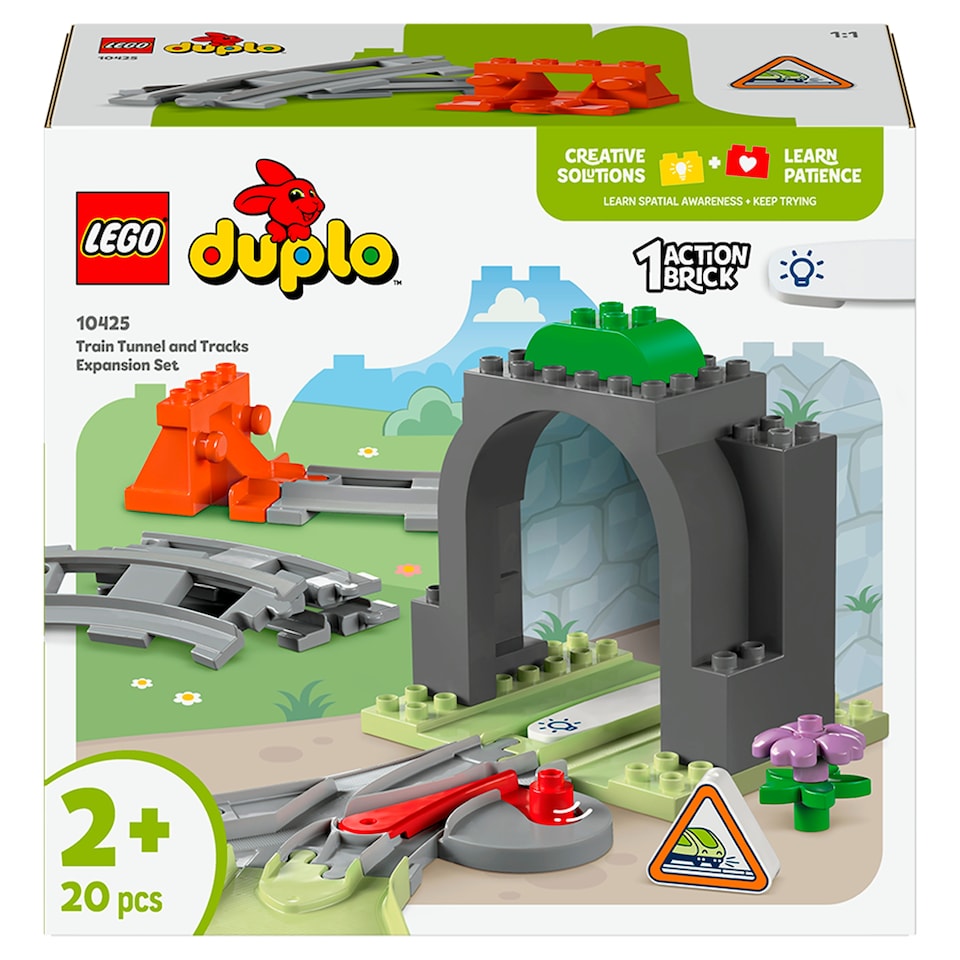 obrázok 1 z LEGO DUPLO 10425 Železničný tunel a koľajnice - rozširujúca sada