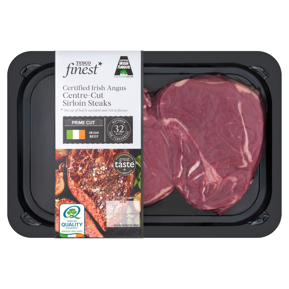 Tesco Finest Irish Angus Sirloin 454G
