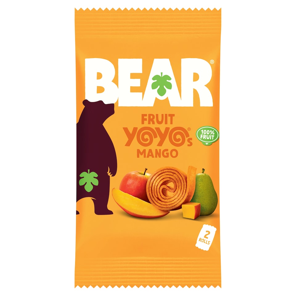 image 1 of Bear Pure Fruit Yoyos - Mango 20g