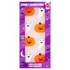 Cake Decor Spooky Decorations 8pk