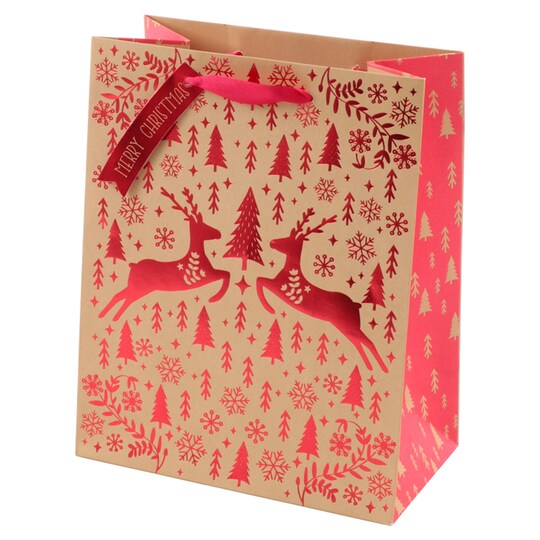 Tesco Kraft Stag Medium Bag