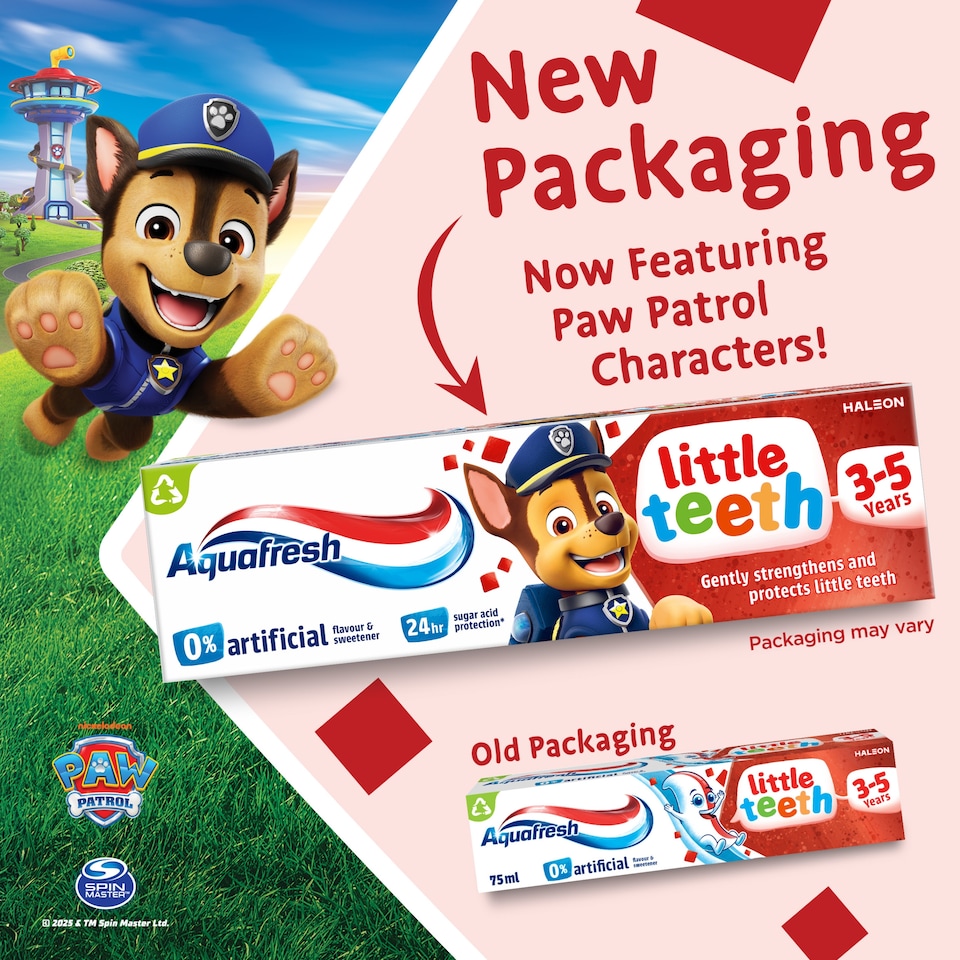 image 1 of Aquafresh Little Teeth Toothpaste 3-5 Years 75ml