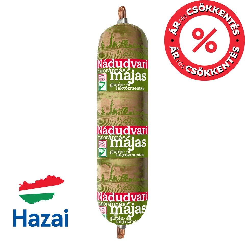 Nádudvari glutén- és laktózmentes majorannás sertés májas 110 g
