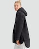 image 1 of F&F Fleece Pocket Front Hooded Pyjama Jacket in Grey