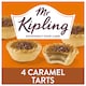 image 1 of Mr Kipling Caramel Tarts Cake 4 Pack