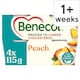 image 1 of Benecol Peach Yogurt 4x115g
